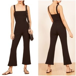 Reformation Essie Flare Crop Jumpsuit sz Med